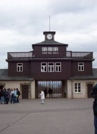 Eingangstor des ehemaligen Konzentrationslagers Buchenwald